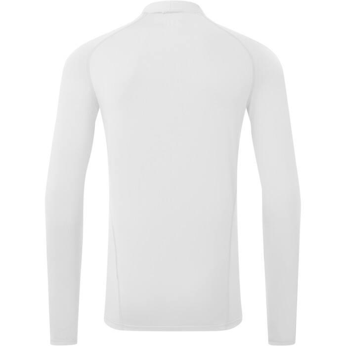 2024 Gill Mens Zenzero Long Sleeve Rash Vest 5109 - White